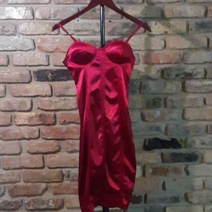 Scarlet red short dress